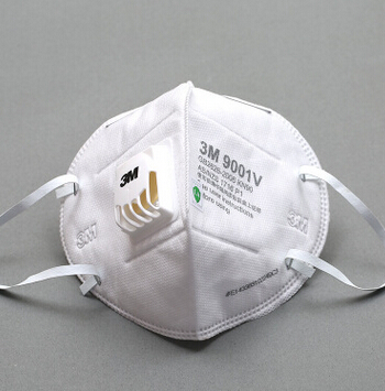 3M9001V 防尘防颗粒物口罩防雾霾防病毒防工业粉尘