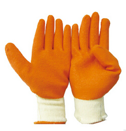 防滑耐油手套 建筑制造乳胶手套个人防护