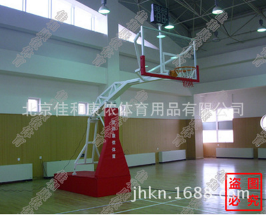 JHKN-1003电动液压篮球架 移动液压升降 、折叠篮球架图2