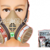 工厂直销地球2588呼吸面具防喷漆防毒面具防烟尘防护口罩劳保口罩