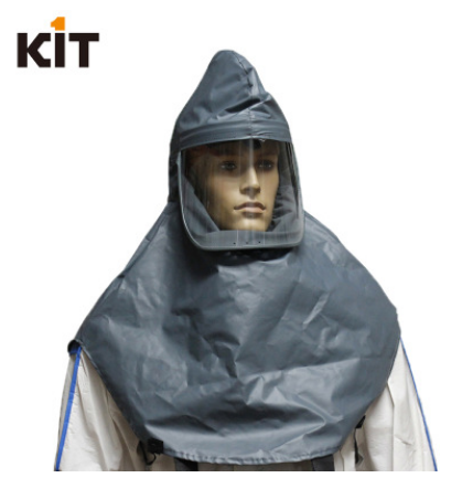 凯壹特KIT头罩M3配电动送风呼吸器用防尘防毒防酸碱 全密封面罩防