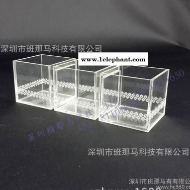 深圳工厂定制 亚克力桌面收纳盒  有机玻璃笔筒 名片盒
