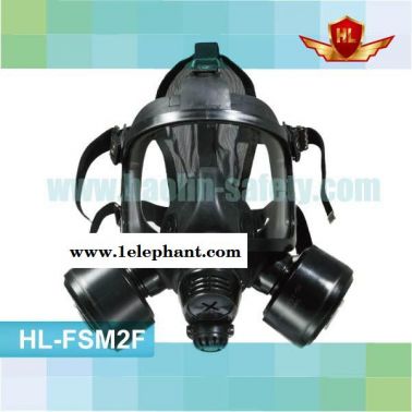 供应HL-FSM2F通讯防毒面具可防多种毒气滤罐