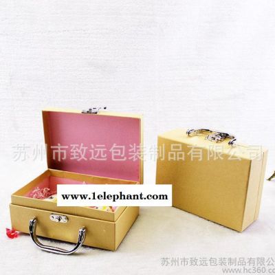 致远 环保牛皮纸手提包装箱 收纳盒 糖果礼品盒 婚庆礼品套装图2