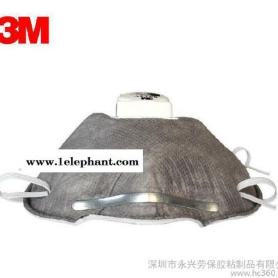 3M 9913V KN90头带式呼吸阀活性炭防护口罩PM2.图3