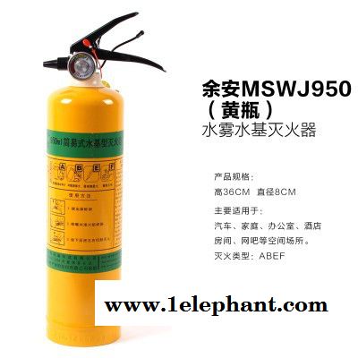 余安mswz/2 水基式灭火器 北京灭火器 车用灭火器图1