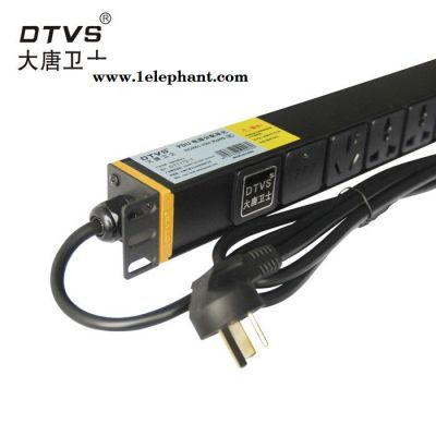 供应江苏南京 大唐卫士 DT7172-1  防雷PDU  电源机柜  插排插座  10A多用孔 机柜专用pdu 机柜插座图2