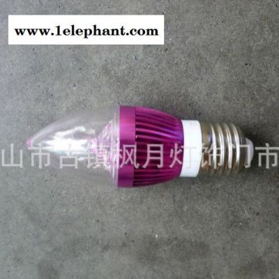 热卖LED大功率3*1W球泡灯具铝外壳配件  LED球泡灯 亚克力面罩图3