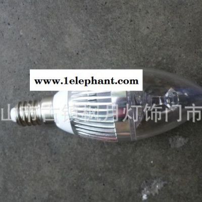 热卖LED大功率3*1W球泡灯具铝外壳配件  LED球泡灯 亚克力面罩图2