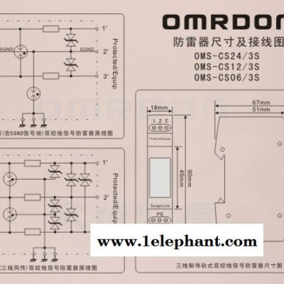 信号防雷器、控制信号防雷器、（SPD、电涌保护器）电源防雷器、电源防雷箱、信号防雷器、天馈防雷器、避雷针等**图1