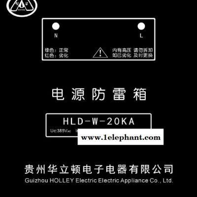 华立顿HLD-DY-40K 电源防雷箱图2