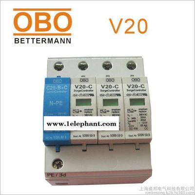 OBO防雷器OBO带声光报警浪涌保护器V20-C/4-280V-AS避雷器图3