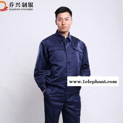 特价深蓝色防酸工作服防腐蚀性工装套装化工厂特种防护服直销图2