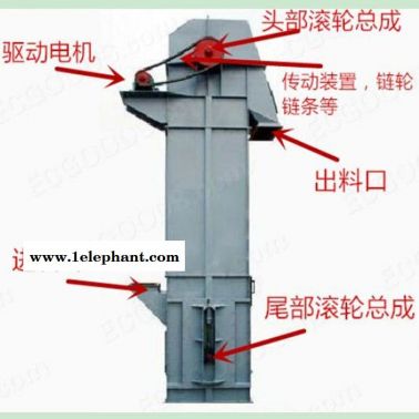 不锈钢提升机防尘 轻型斗式提升机