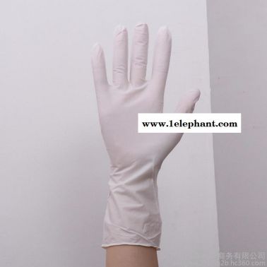 松晖12寸加长型 加长手套加厚劳保手套一次性丁晴橡胶塑胶检查手套乳胶工作实验室手套