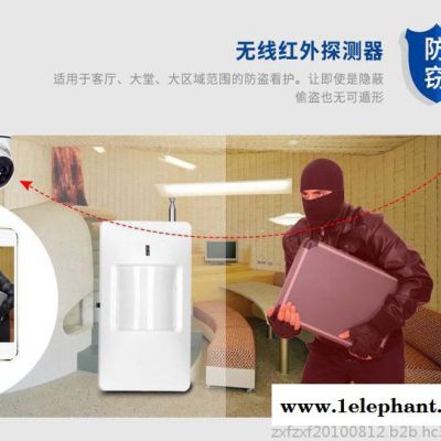 无线WIFI监控防盗报警器 家用网络摄像头高清 红外线手机远程报图7