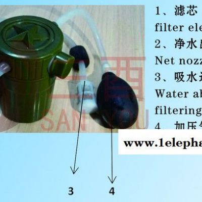 应急净水器 户外便携净水器 单兵净水器 应急救灾饮水过滤器 三酉DP-5D图2