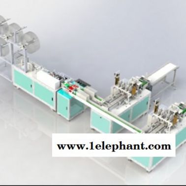 全自动一拖二口罩机 全自动打片机 全自动口罩机 厂家质保 厂家直销