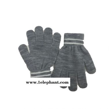 可触屏五指保暖手套男女儿童 柔软舒适手套 保暖时尚儿童手套