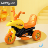 乐的 B.duck小黄鸭2-6岁儿童电动三轮摩托车婴儿玩具可坐人电瓶车