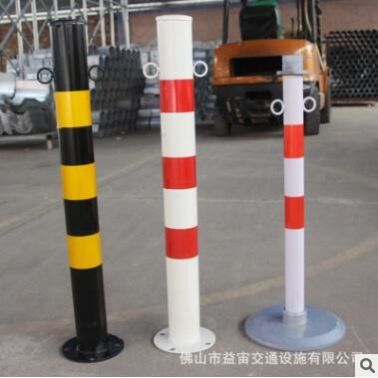 不锈钢钢管警示柱道路交通安全隔离反光防撞柱路障车位挡车器栏杆